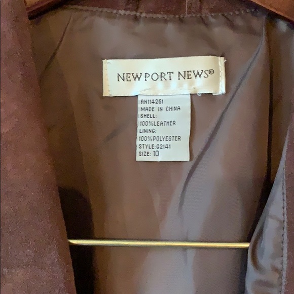 NewPort News Leather Jacket - Picture 2 of 5